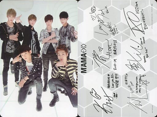 EXO-M Photocard (Toreka) CD MAMA Korea Edition Inclusion Bonus Japan