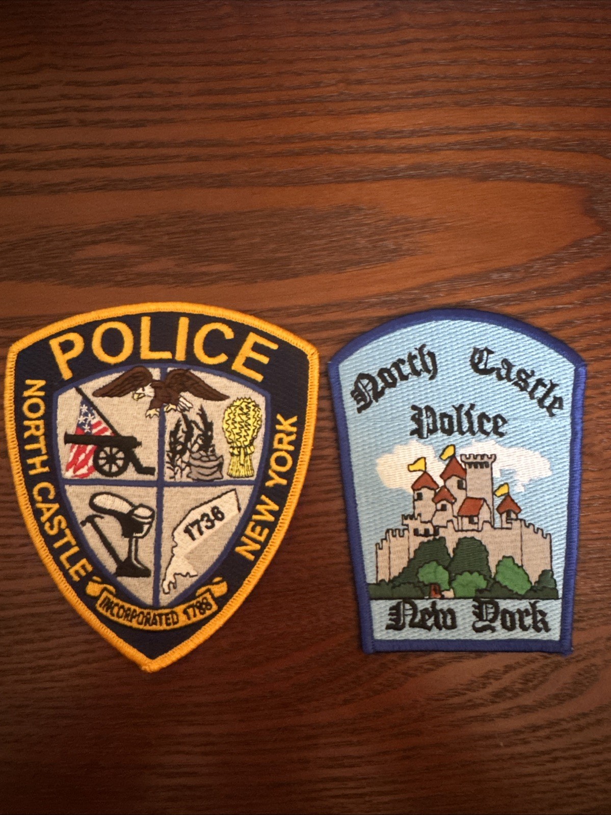 North Castle New York Police Patch Set ( Rare)