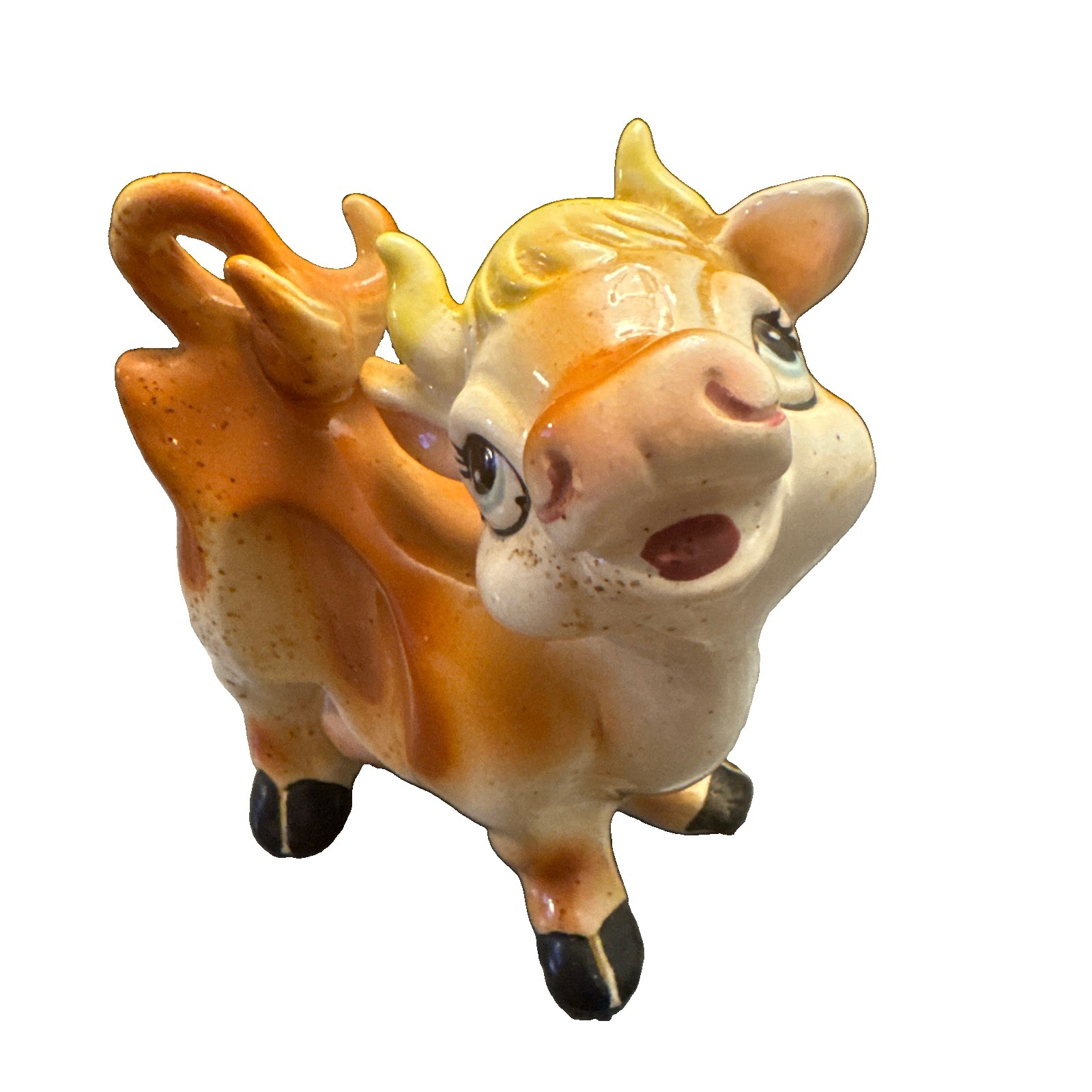 Vintage Cow Ceramic Figurine 53/453 collectible decor