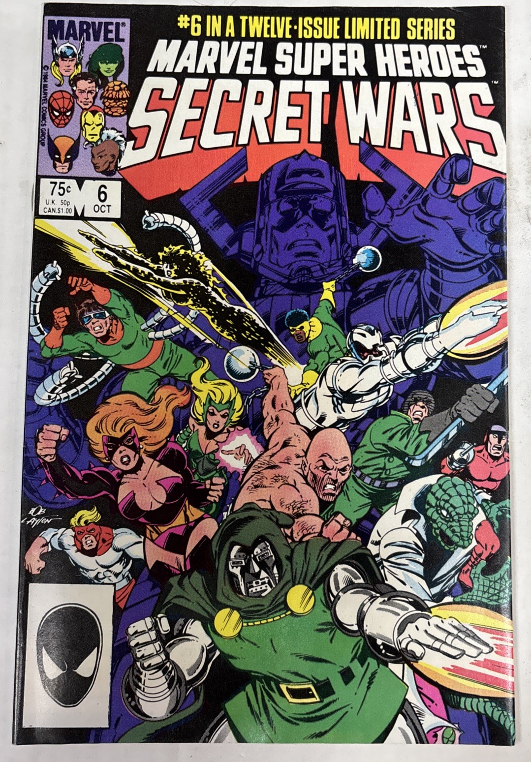 Marvel Super Heroes Secret Wars #6 Marvel Comics October 1984 VF/NM