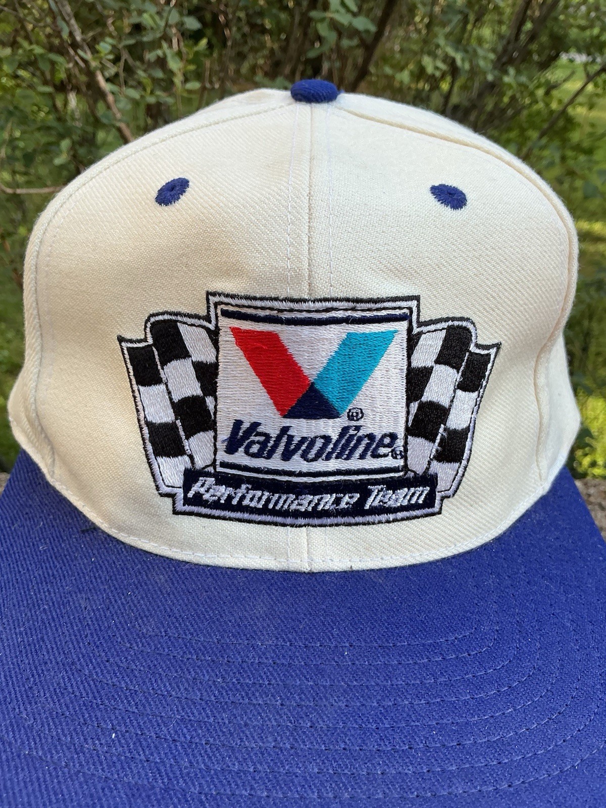 Valvoline Oil Trucker Hat Vintage Performance Team Cyrk SnapBack