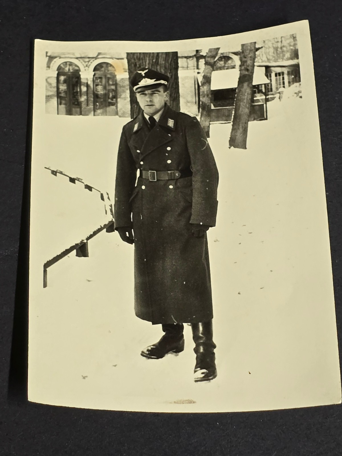 LUFTWAFFE JAGDGESCHWADER FIGHTER WING OFFICER EAST PRUSSIA  German WW2 War Photo