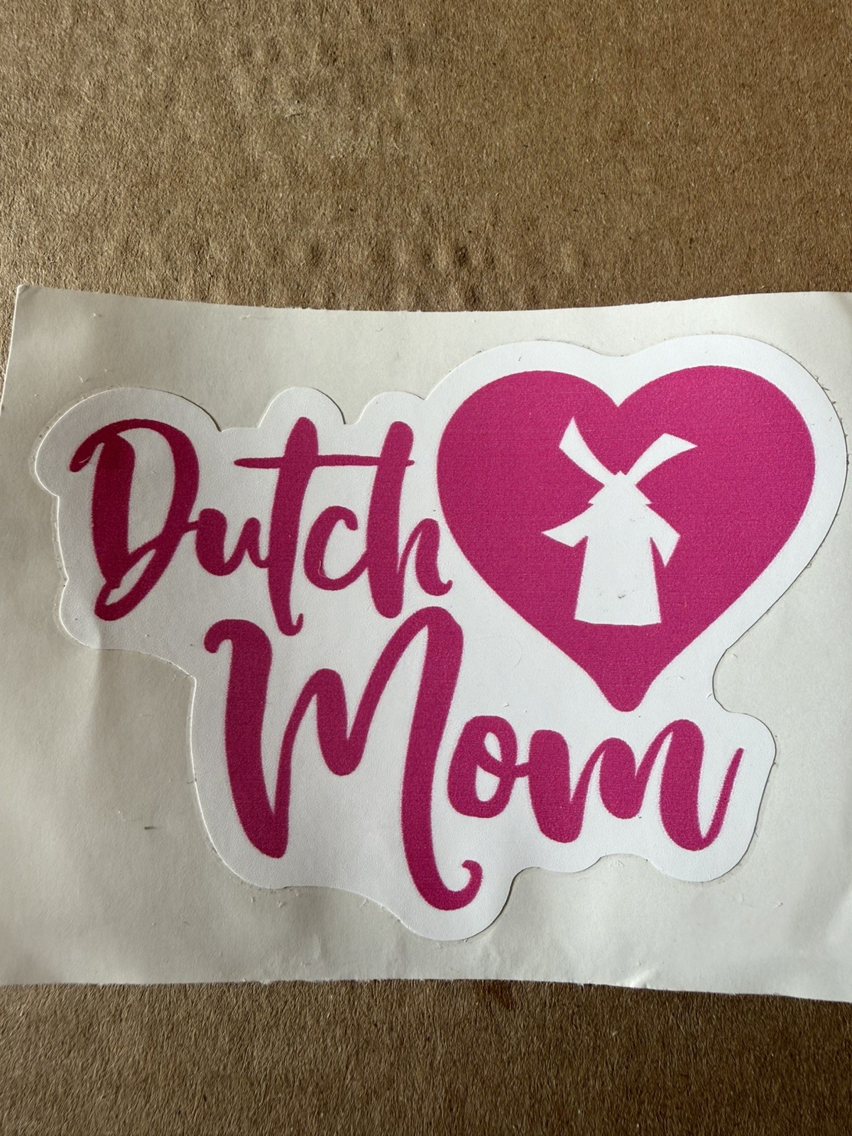 DUTCH Bros VINTAGE Rare STICKER Mother’s DAY Mom PINK Windmill HEART 🩷 DECAL DUTCH Bros VINTAGE Rare STICKER Mother’s DAY Mom PINK Windmill HEART 🩷 DECAL