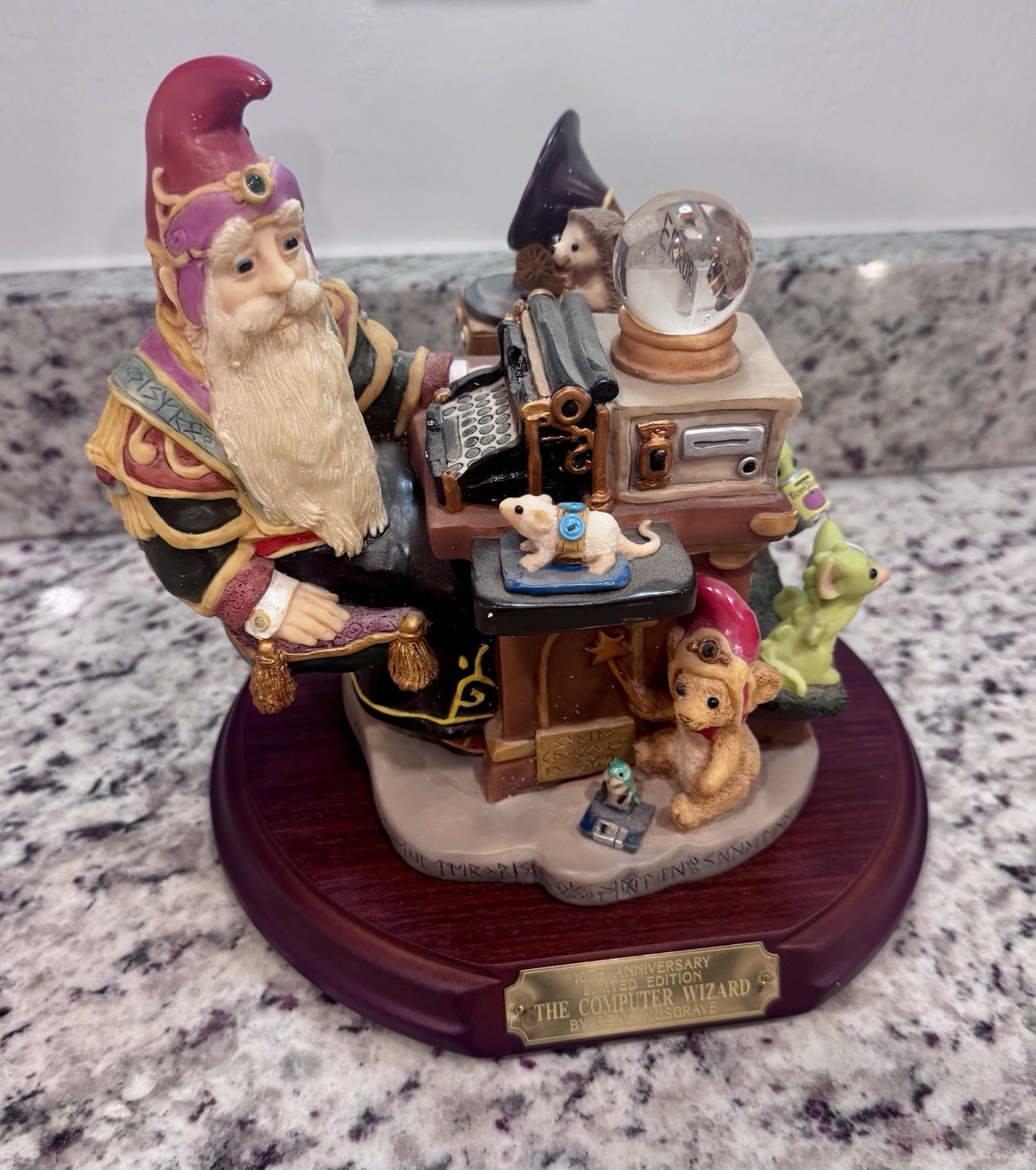 Pocket Dragons THE COMPUTER WIZARD Limited Edition -Real Musgrave COA 1932/2000