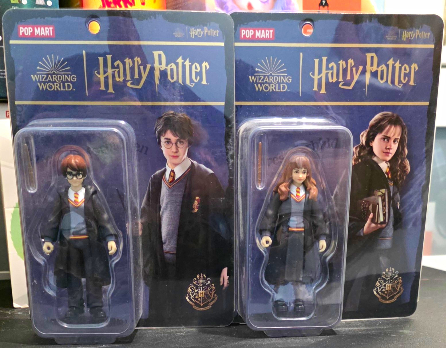 POP MART Harry Potter Wizarding World Figurine Set 2pc Harry & Hermione