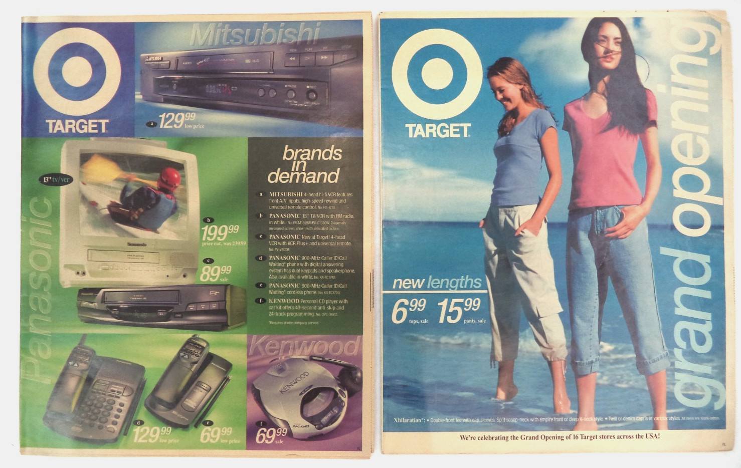 VTG 2000 Target Newspaper Ad Circular Catalog Lot of 2- Game Boy N64 Pokemon