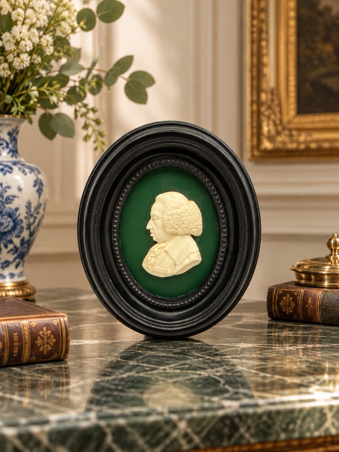 1981 William Cullen James Tassie Portrait Medallion Limited Edition Framed 7x5