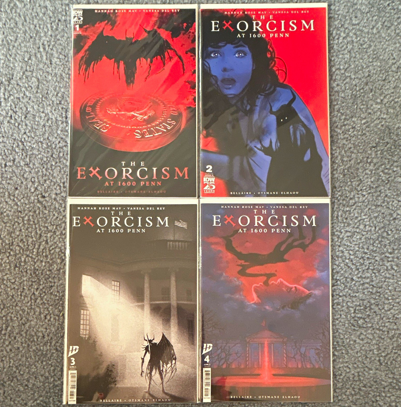 IDW Publishing The Exorcism at 1600 Penn Comic Book Lot #1-4