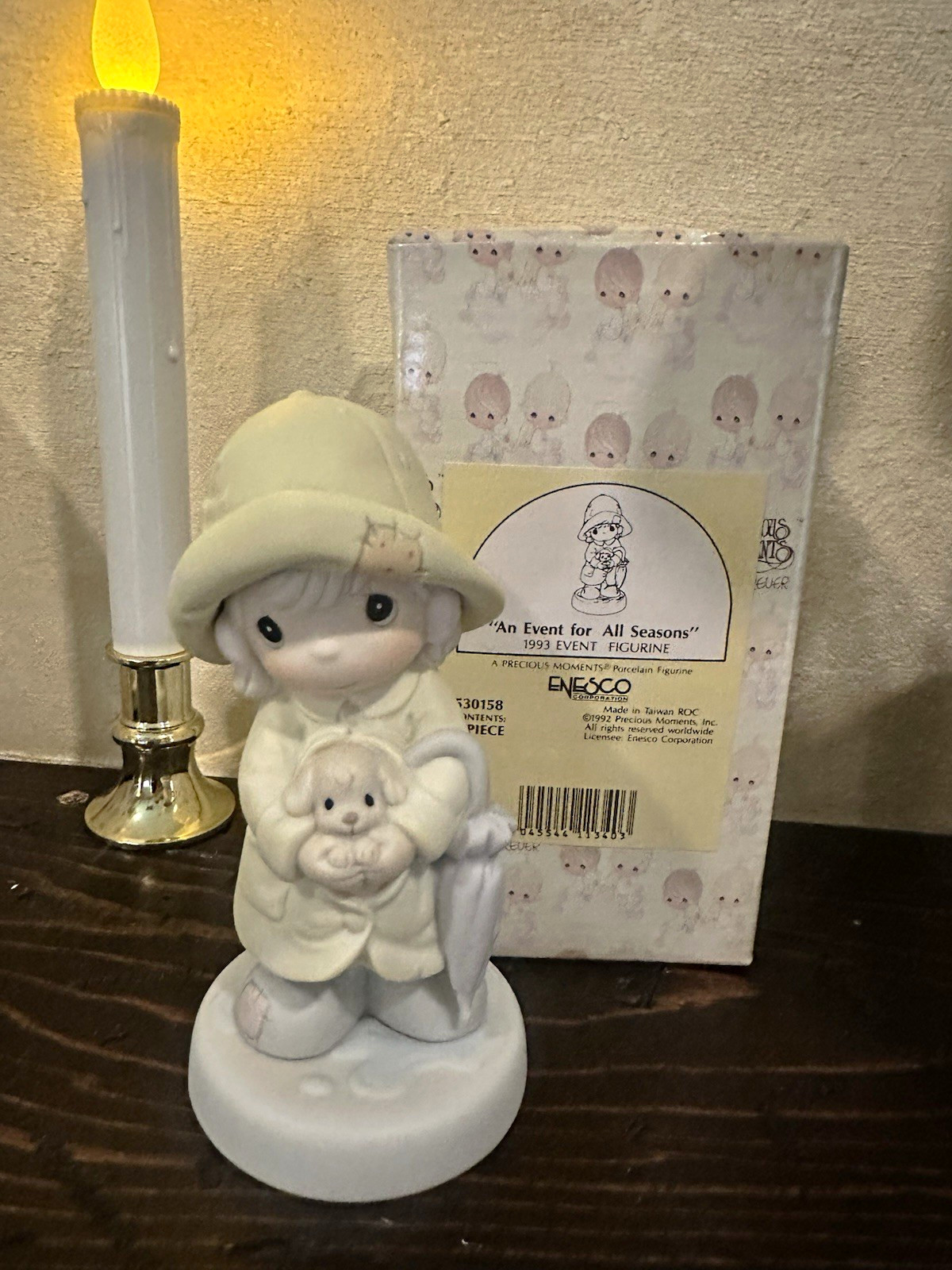 Enesco Precious Moments 1993 Porcelain Child Figurine \