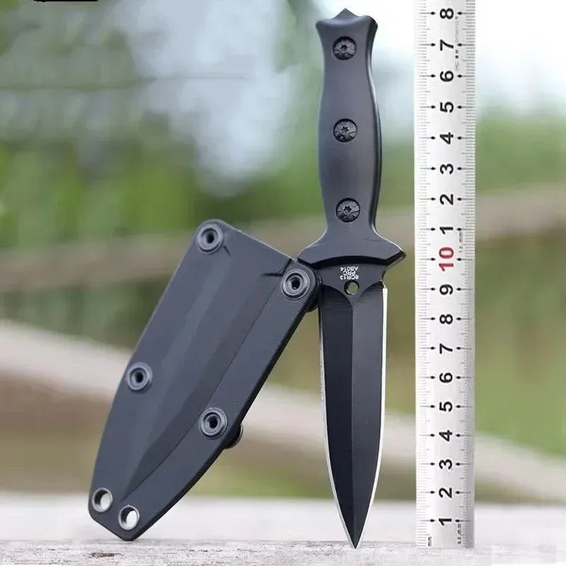 Gerber Gear StrongArm - Fixed Blade, Full Tang Knife - Black, Plain Edge-