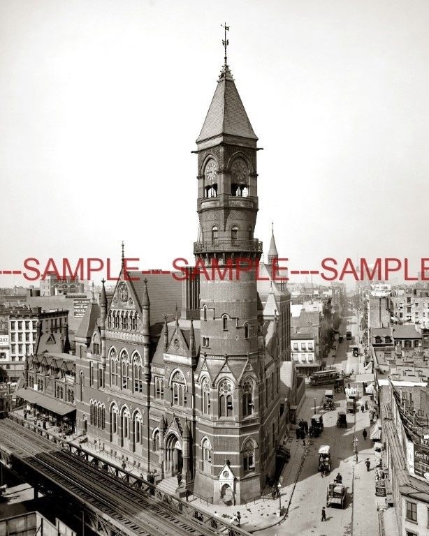 1905 NEW YORK CITY West 10th Street PHOTO (154-f )