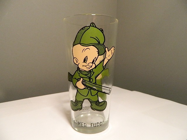 Vintage 1973 ELMER FUDD  Pepsi Drinking Glass Collector Series Warner Bros