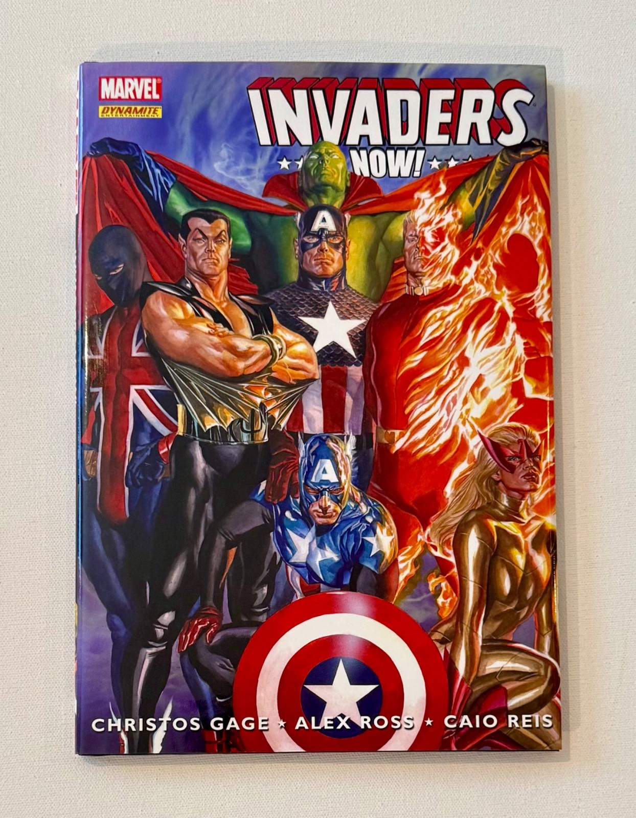 Invaders Now MARVEL Alex Ross New Hardcover Christos Gage 2011 Dynamite Namor