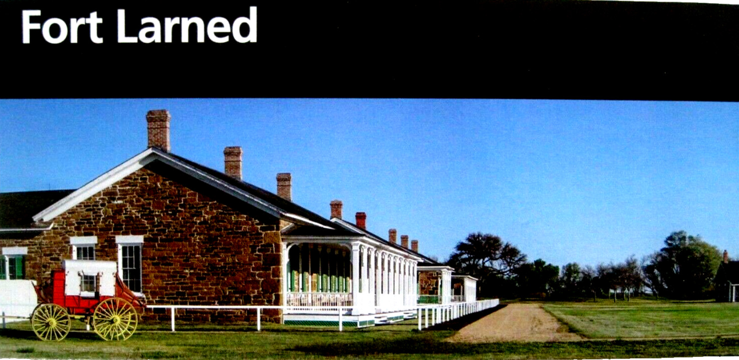 Fort Larned National Historic Site National Park Service Unigrid Brochure Map