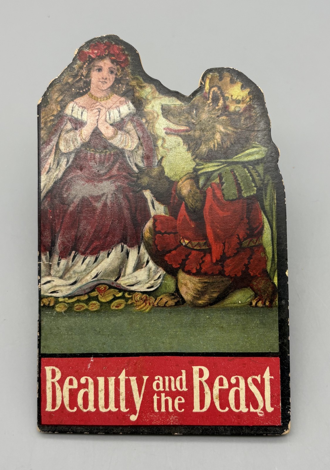 Antique Paper Childrens Book 1907 Valentine & Sons Beauty and the Beast Antique Paper Childrens Book 1907 Valentine & Sons Beauty and the Beast