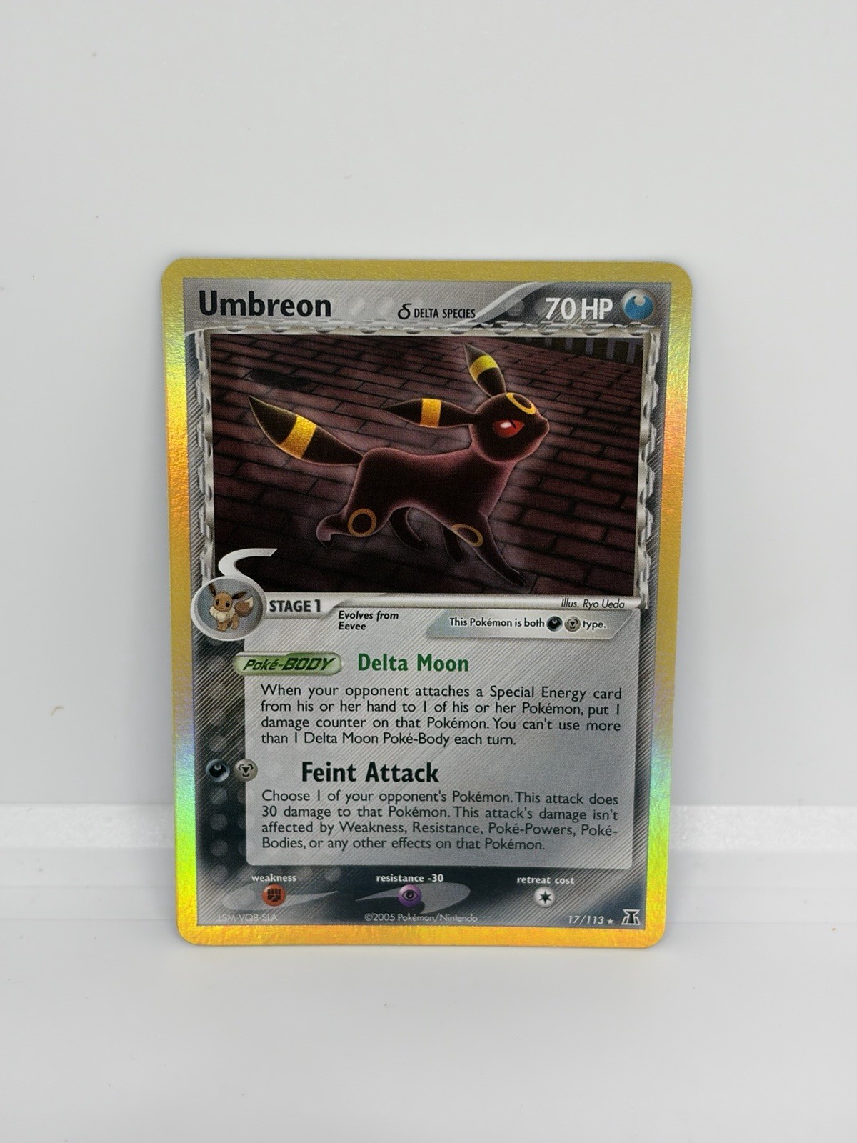 Pokémon TCG Umbreon (Delta) EX Delta Species 17/113 Holo Rare NM