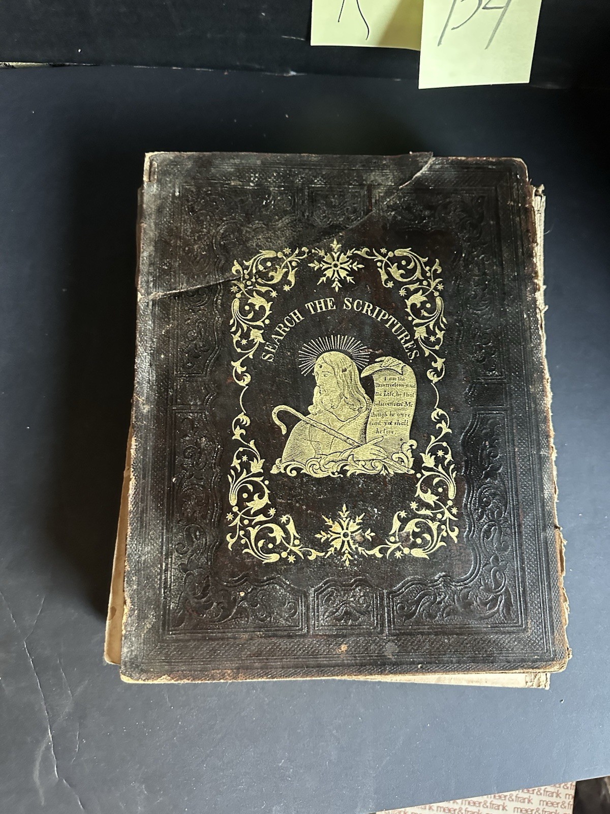 Antique 1866 Holy Bible William W. Harding Illustrated Family Bible Repair#R154