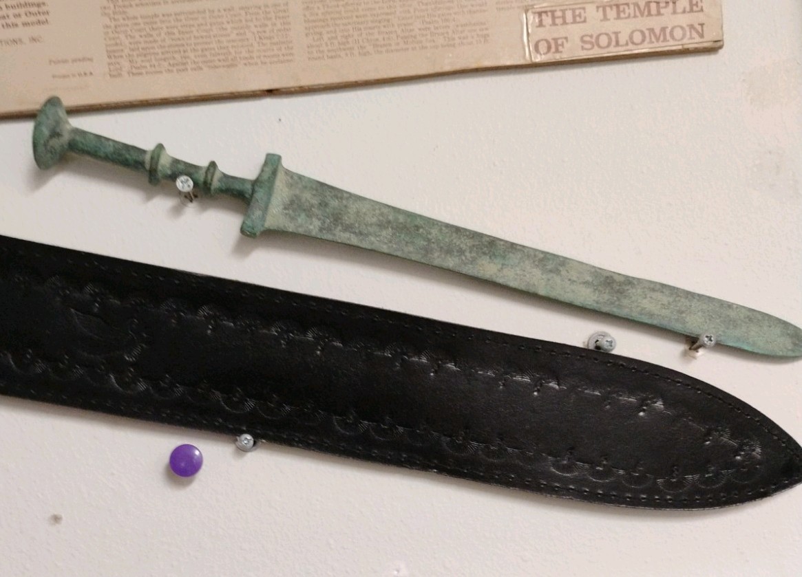 Ancient Luristan Bronze Sword Over 15 Ancient Luristan Bronze Sword Over 15