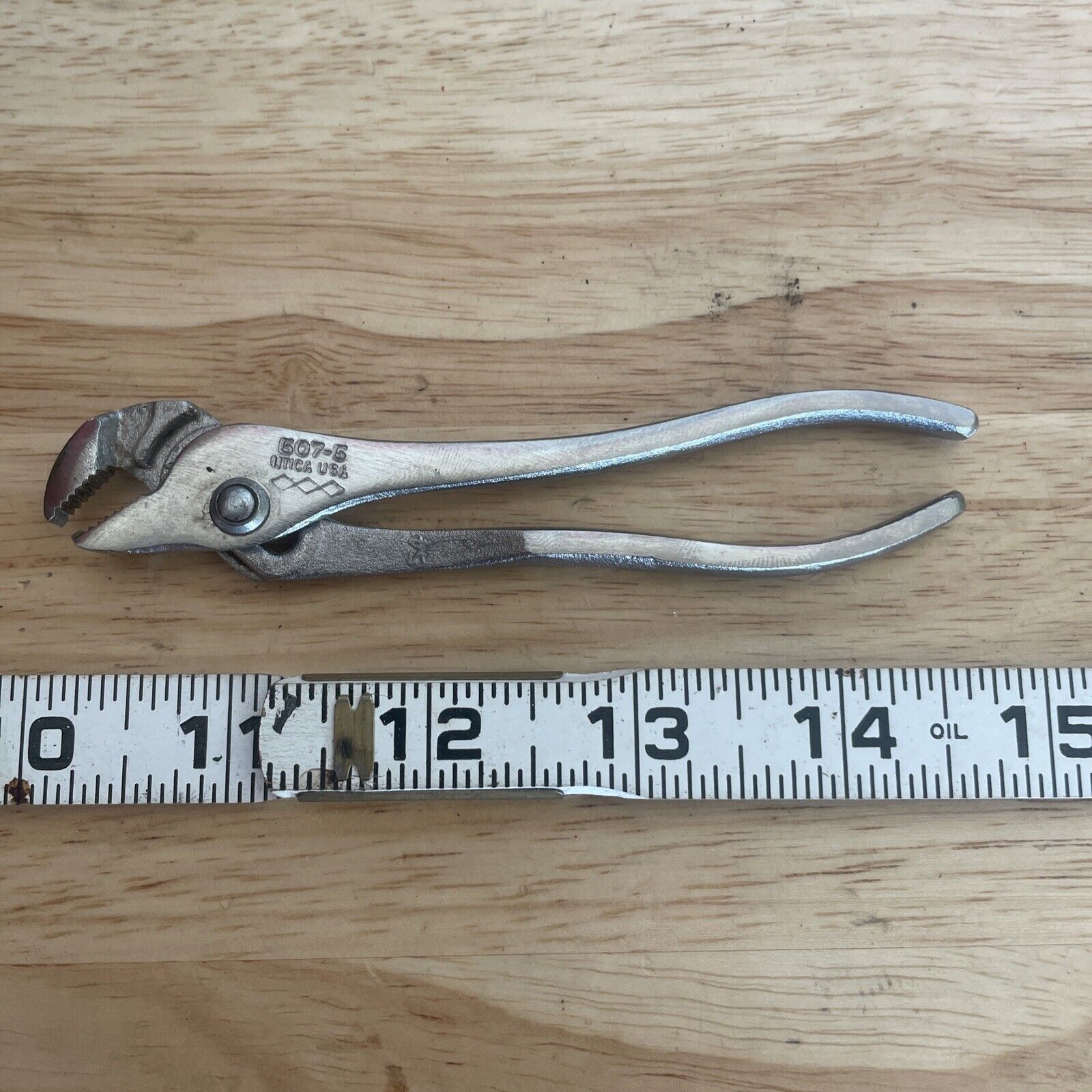 Vintage Utica Tools Slip Joint Pliers USA 507-5 Mini Ignition 5 Inch Micro 🇺🇸
