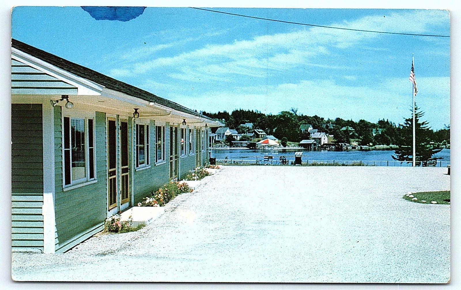 Harbor View Motel, Southwest Harbor, Maine Postcard