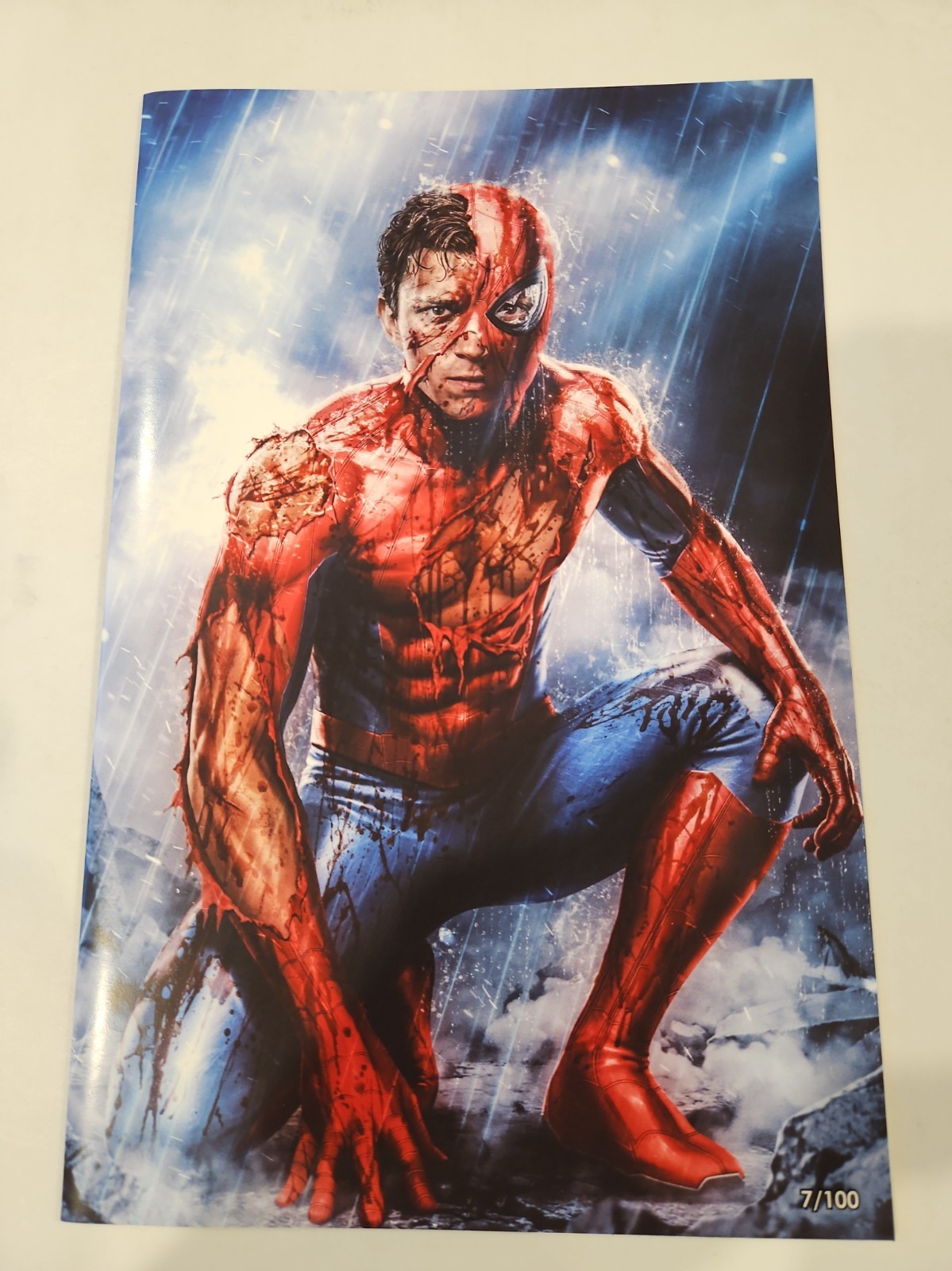 Fame: Tom Holland #1 Megacon Orlando Ultraraw Virgin Variant Ltd 7/100 W COA