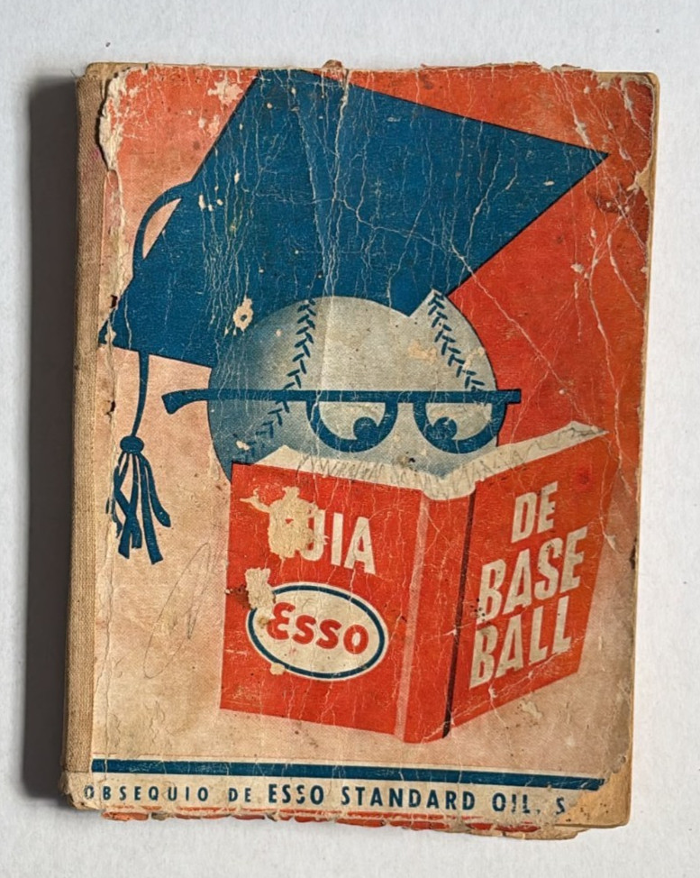 1954 Cuban Baseball Guide Book Vintage Esso Guia de Base Ball
