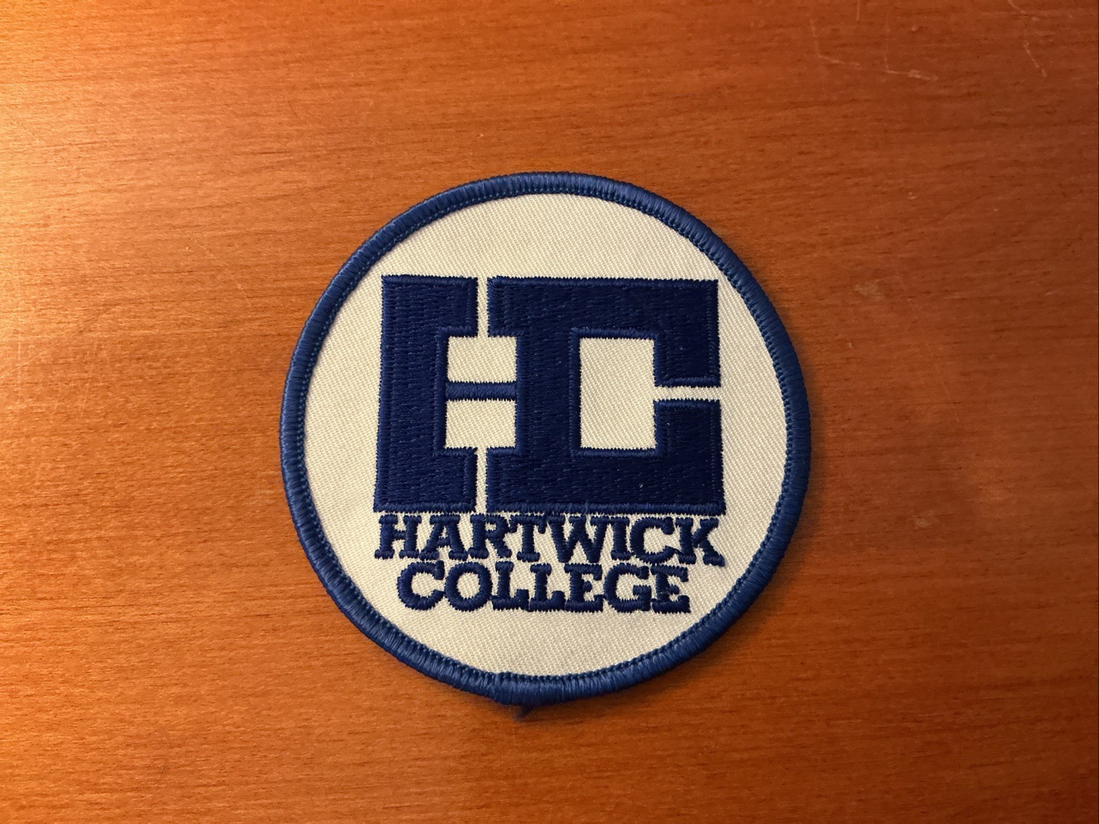Hartwick College patch rare hard to find iron on  vintage unknown
