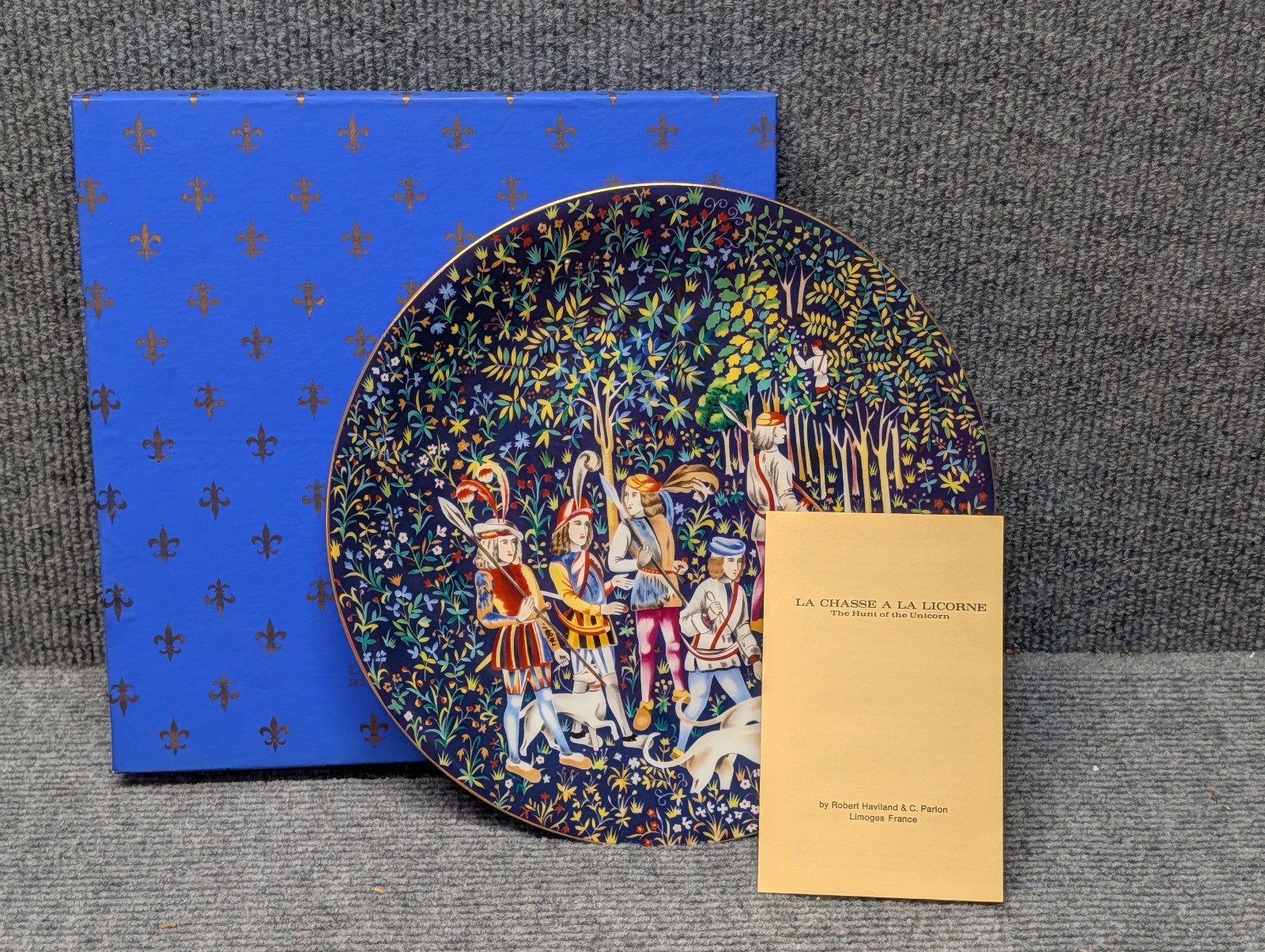 NEW VTG 1972 Haviland Parlon Limoges Chasse a la Licorne Hunt of the Unicorn #2