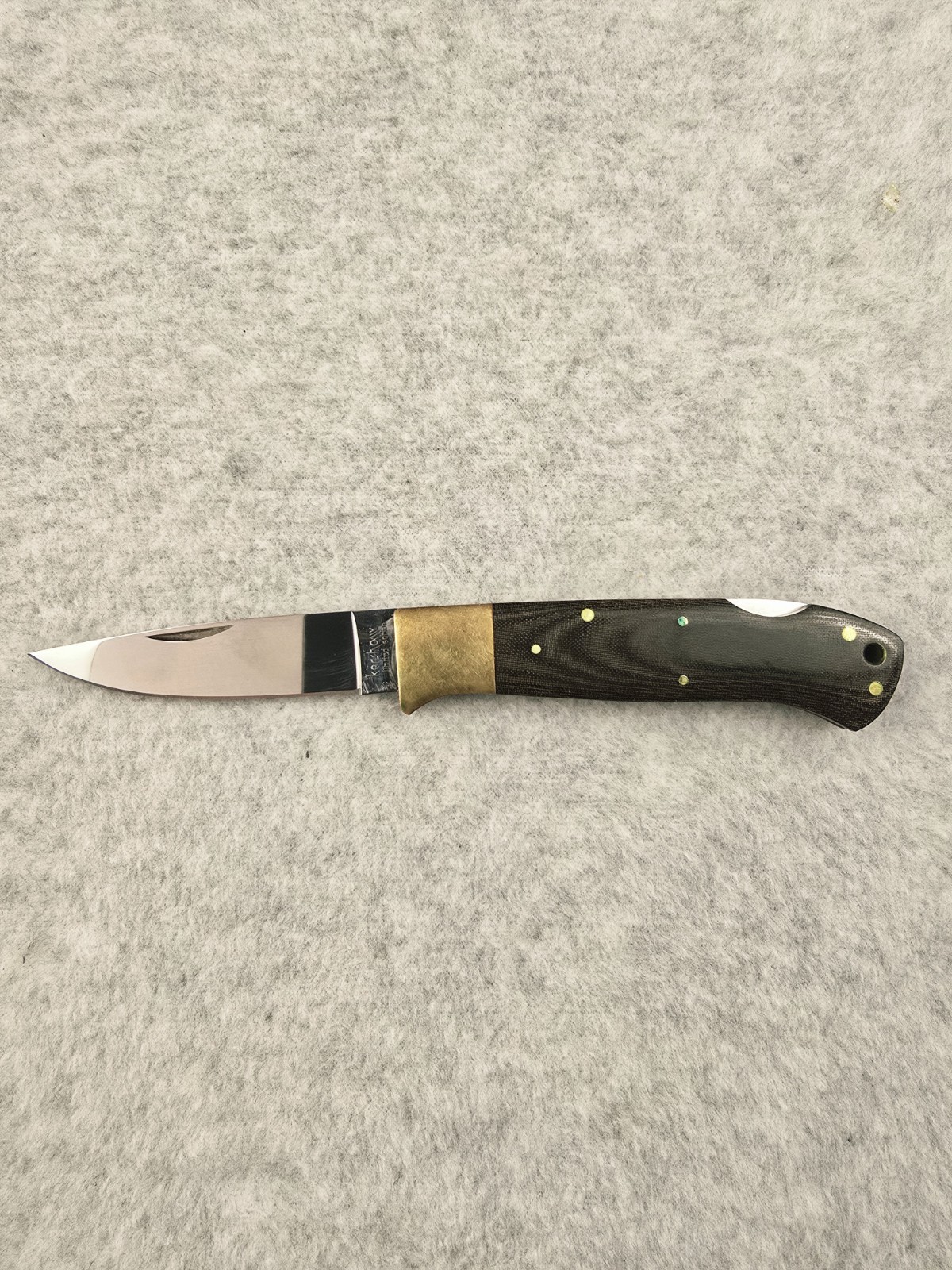 Vintage Kershaw 1993 Japan Limited Edition Folding Pocket Knife Brass Sheath