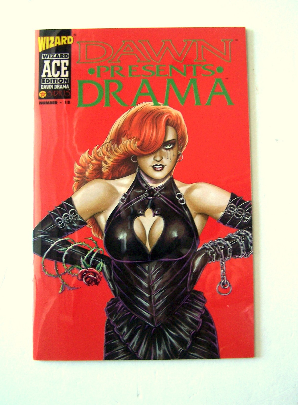 WIZARD ACE EDITION #18 - DAWN PRESENTS DRAMA w/Acetate Cover - MINT Cond.