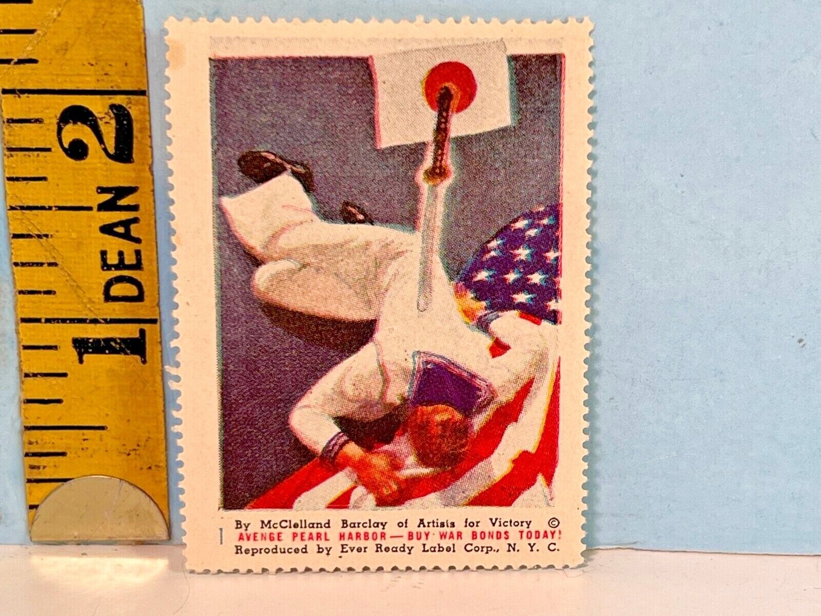 Artists Victory Exhibit Miniature Stamp \