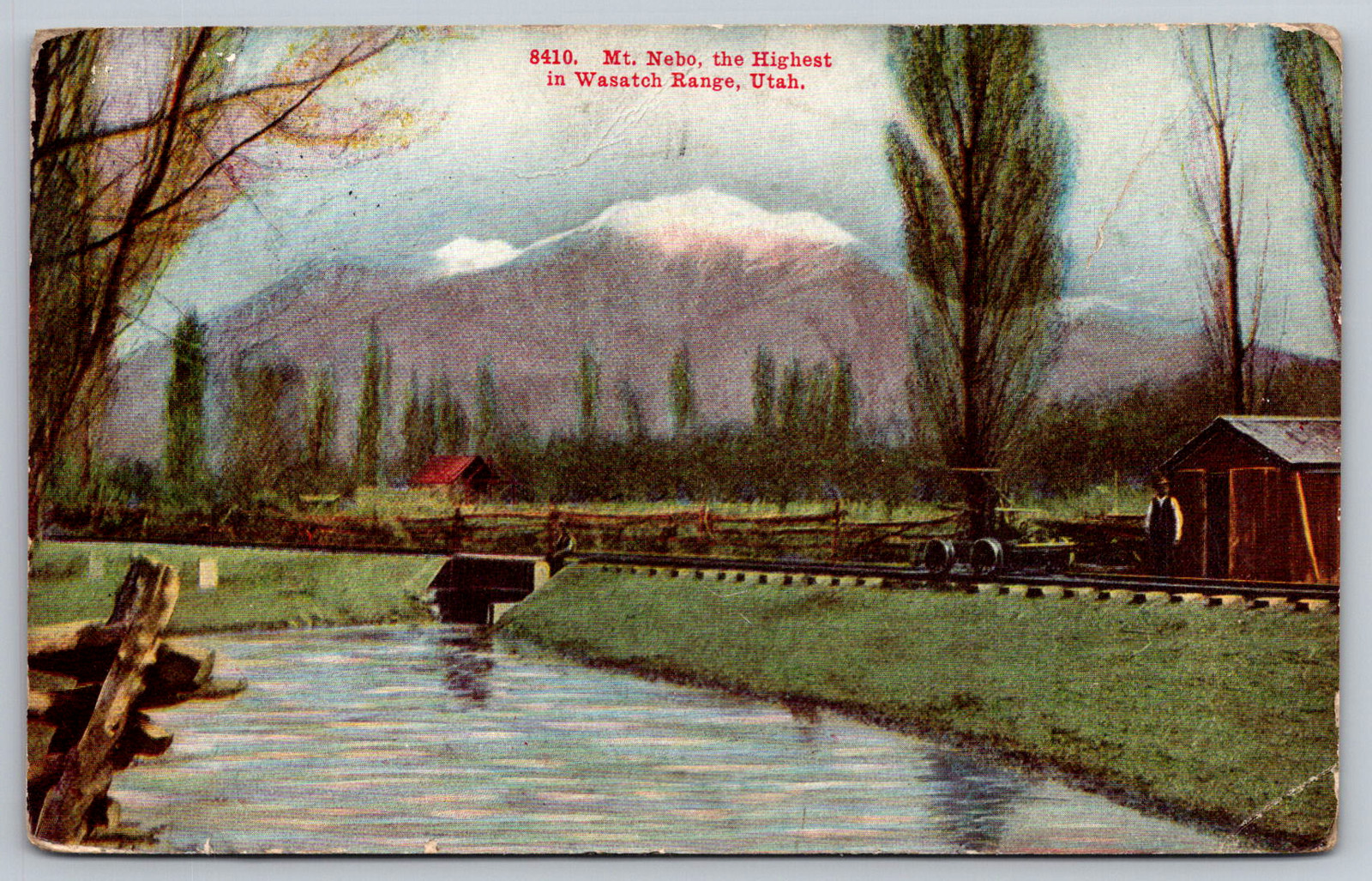 c1910s Mt Nebo Wasatch Range Utah Antique Postcard