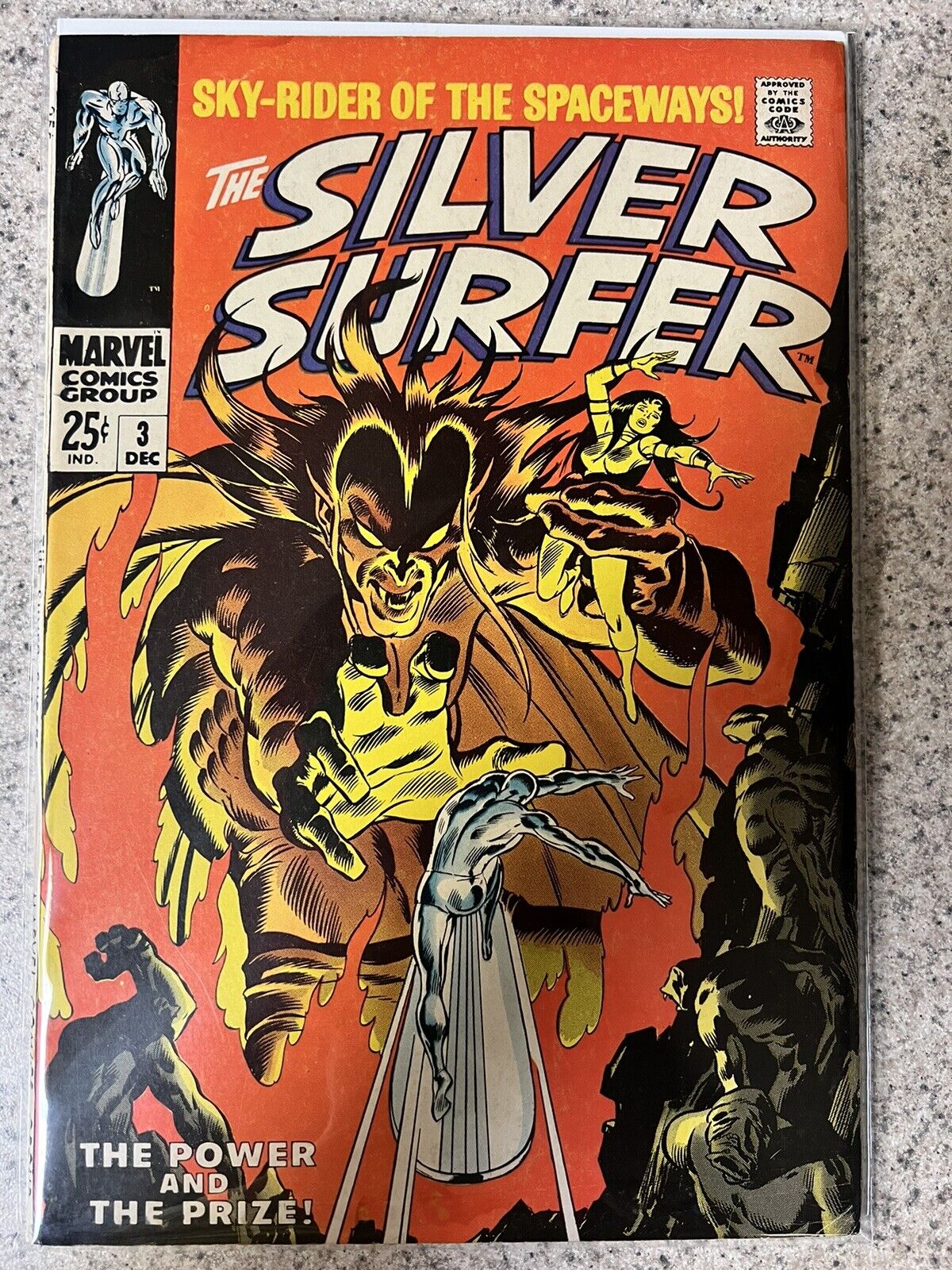 Silver Surfer 3 Marvel 1968 1st App of Mephisto