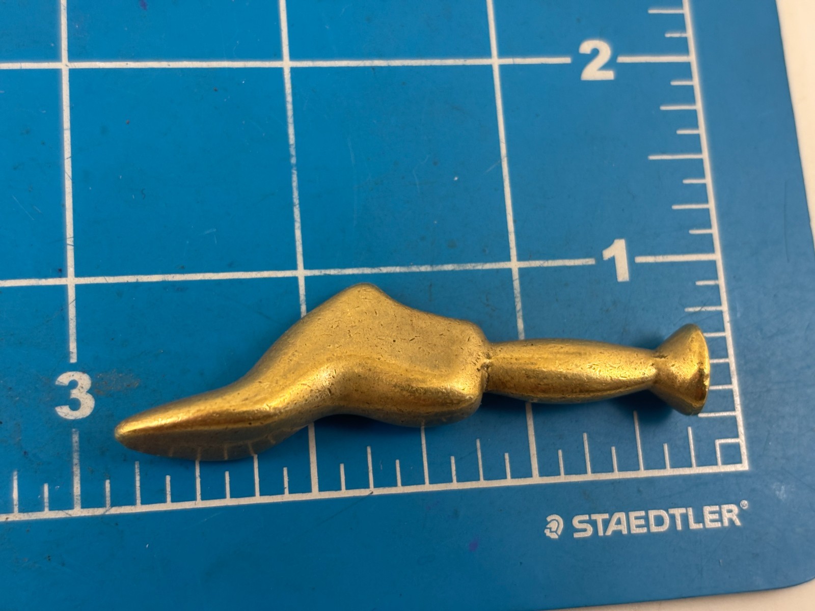 Judd\'s Very Nice Brass Boot Shaped Pipe Tamper