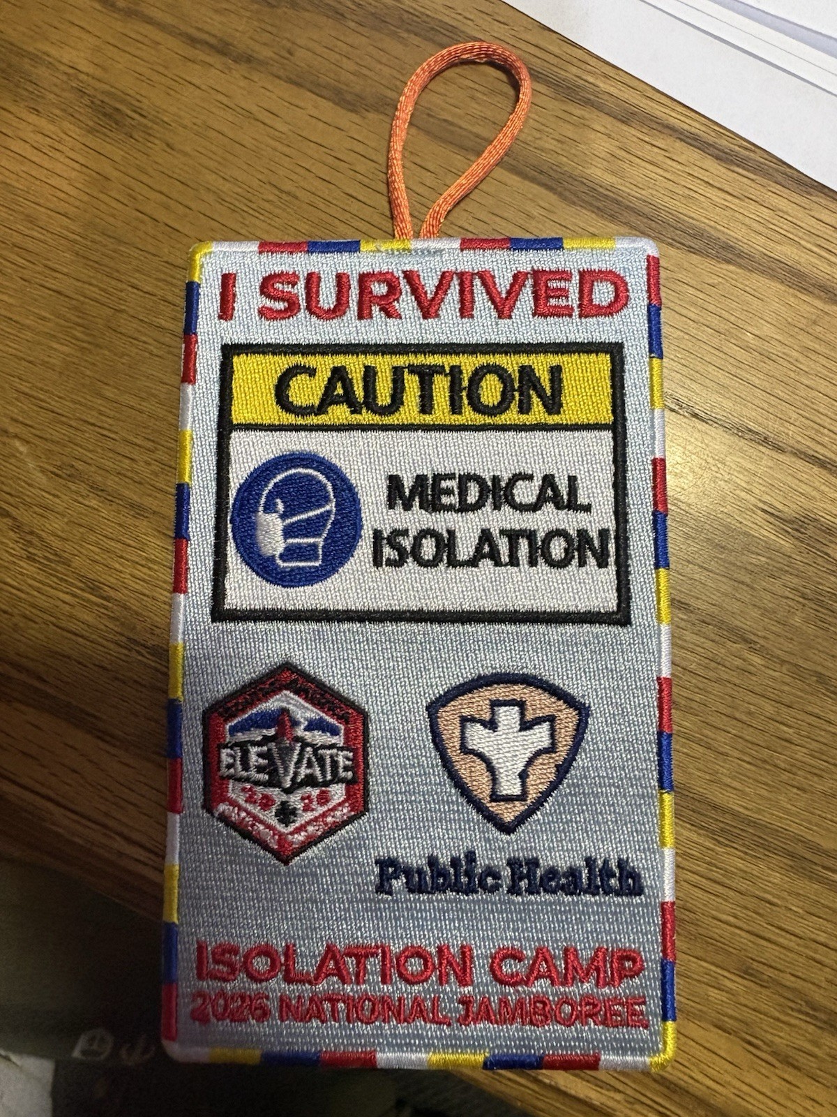 2026 Scouting America National Jamboree - Isolation Camp Patch