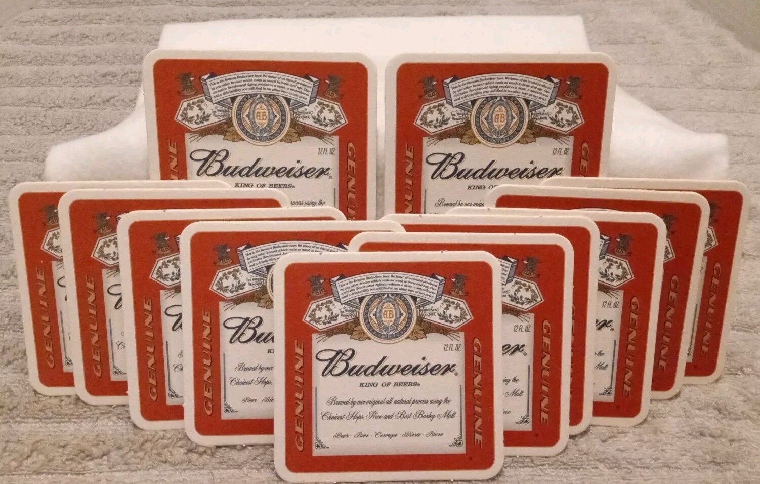 Anheuser-Busch BUDWEISER Logo CLASSIC Cardboard 4\