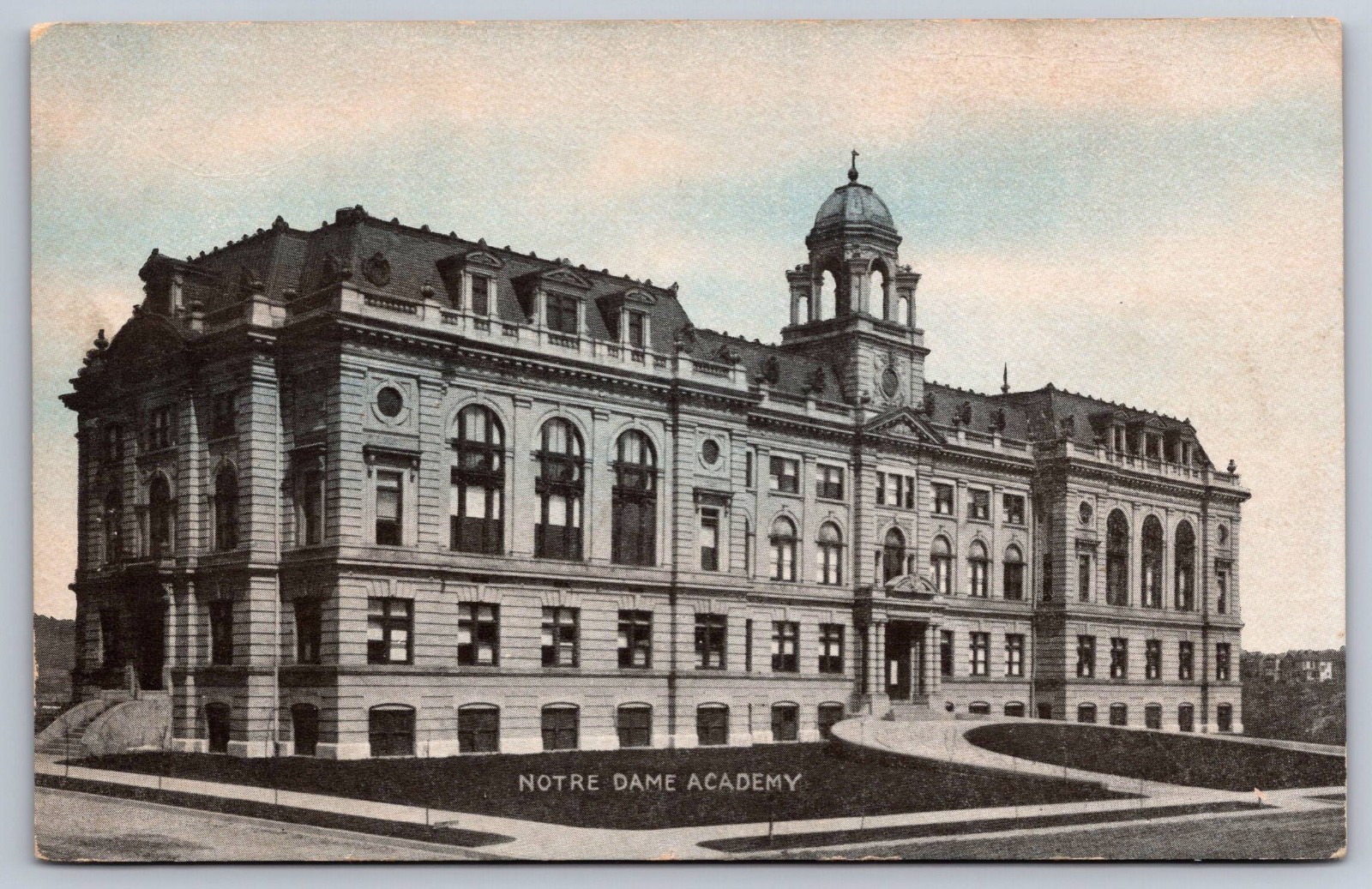 c.1907-15 Notre Dame Academy All Girls High School Toledo OH Ohio Antique
