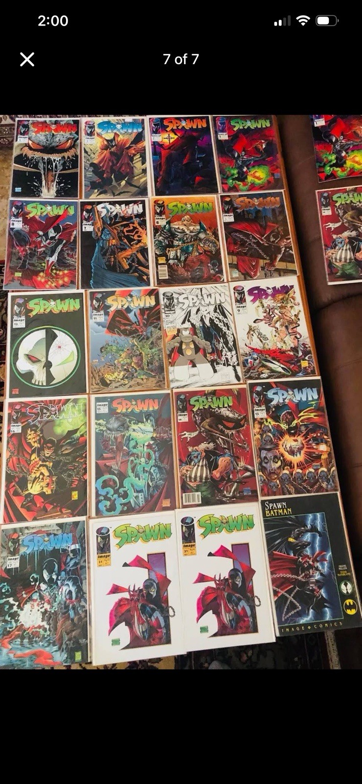 27 vintage  Spawn Comic Books Excellent Condition Never Out Of Plastic Bag