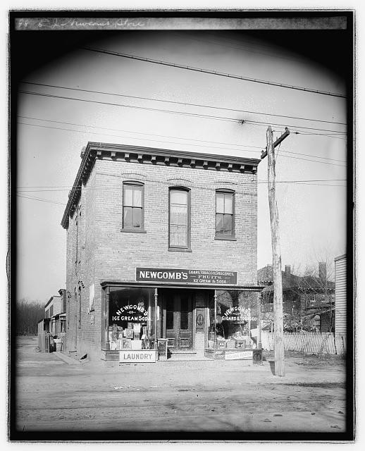 Photo:E.J. Newcomb store,National Photo Company,c1920