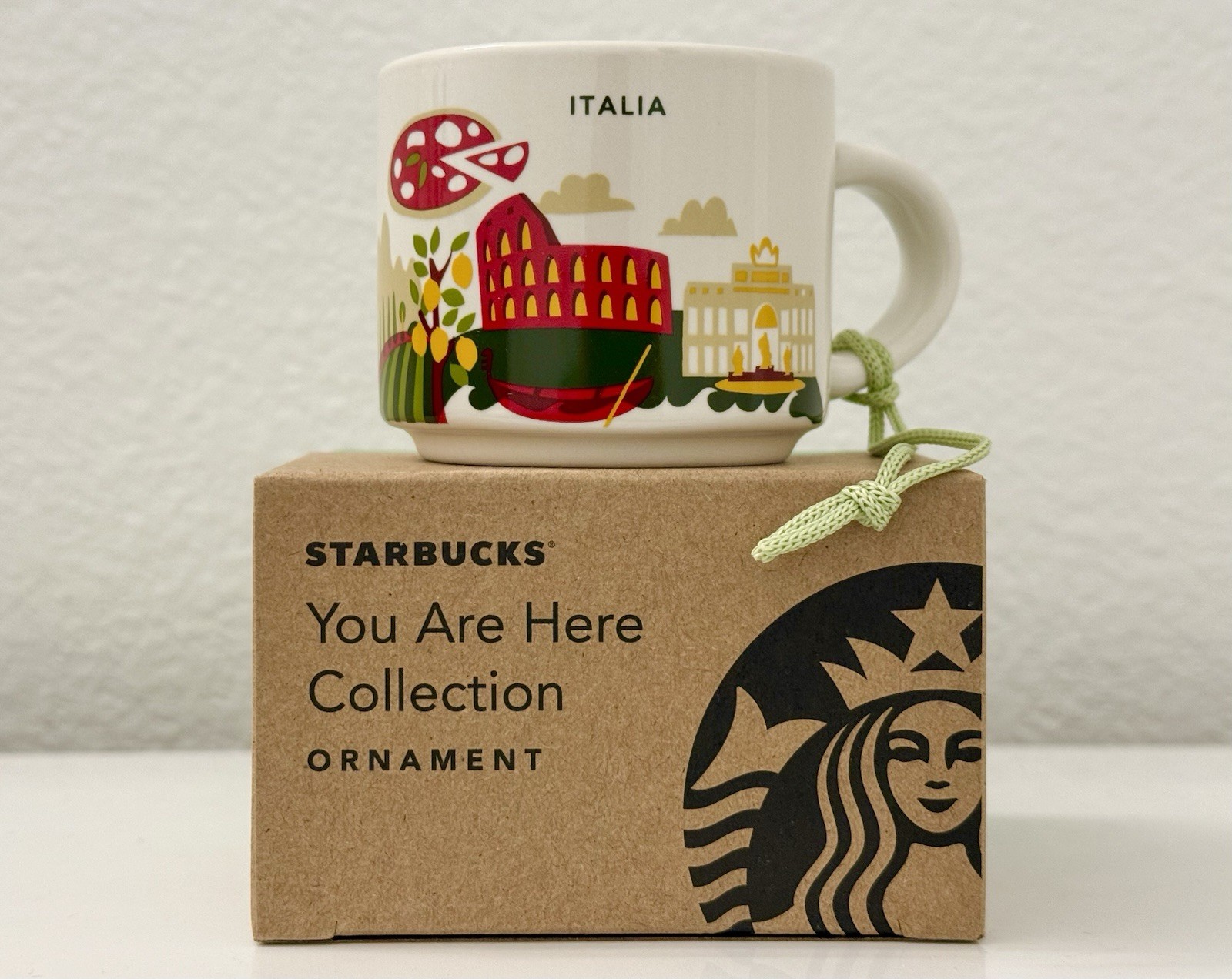 Starbucks “You Are Here Collection”  Italia Coffee Mug ORNAMENT (2oz.)