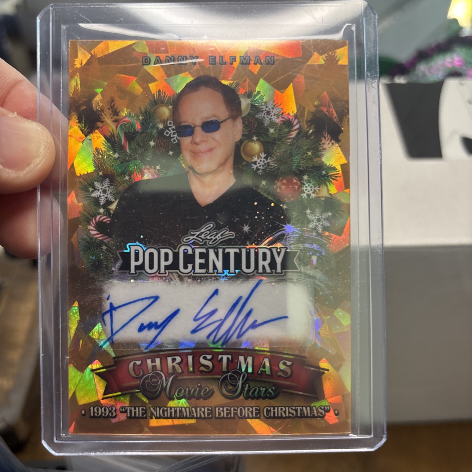 2025 Leaf Pop Century Danny Elfman Orange Auto 1/1 SP Nightmare Before Christmas