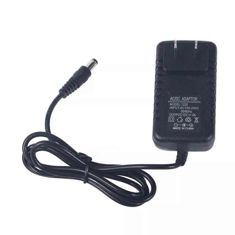 100-240V AC to DC 12V 2A Power Supply Adapter Heavy-Duty LED Light Strip 24W SMD