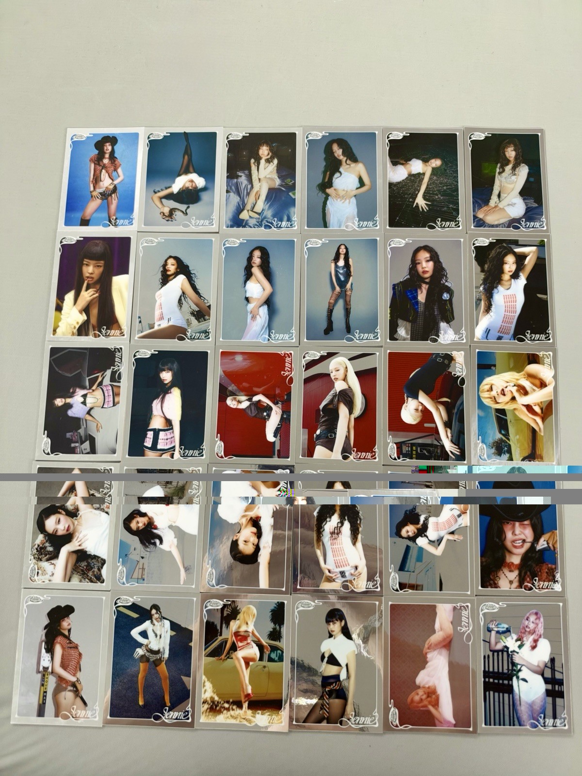 2026 Topps Chrome x Jennie Collection Base Card Full Set #1-30