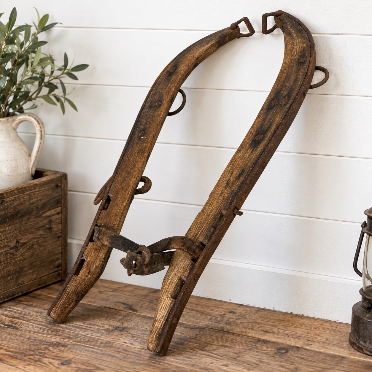 Antique Wood Horse Collar Hames 25.5\
