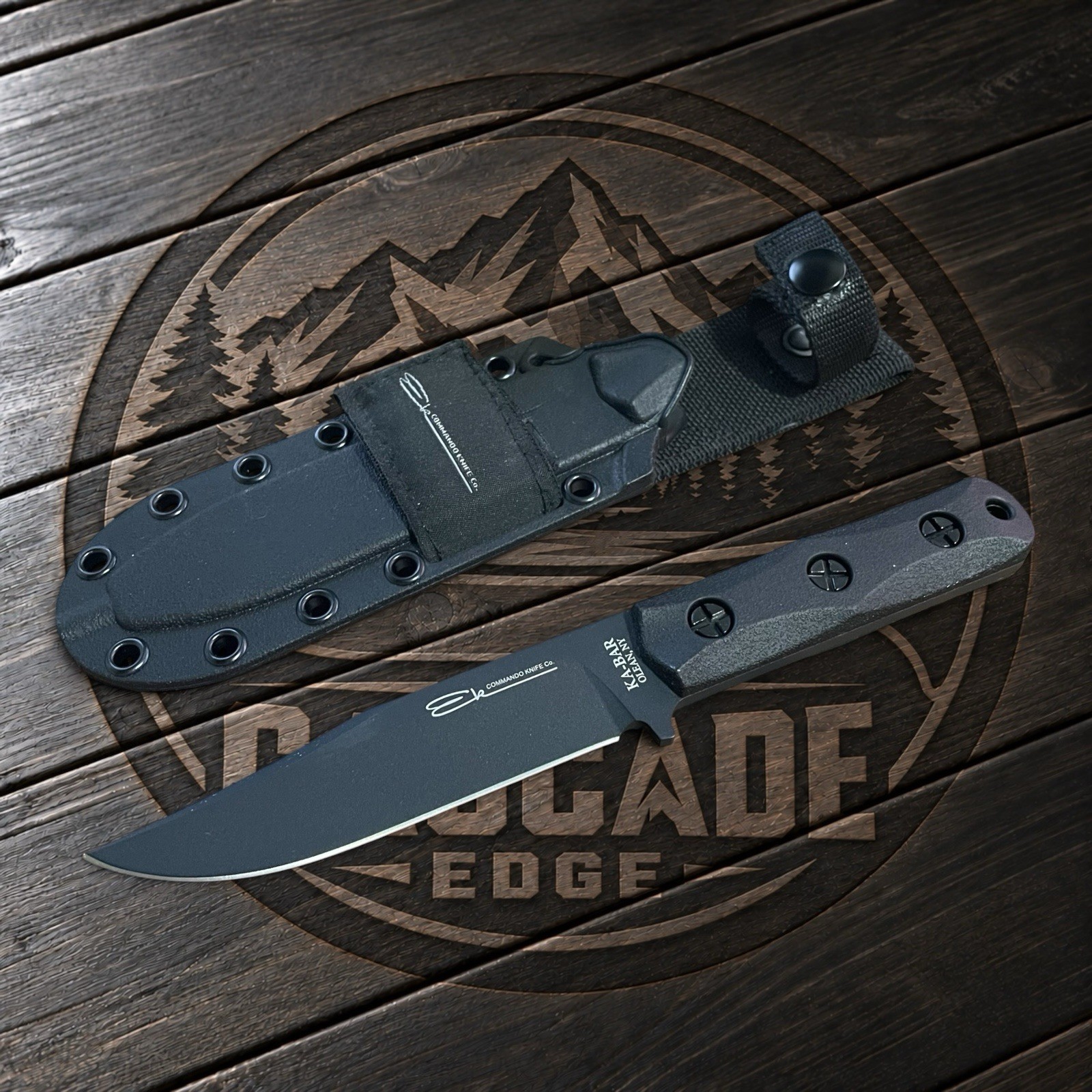 Ka-Bar Ek Commando Short Clip Point Fixed Blade Knife (5.06\