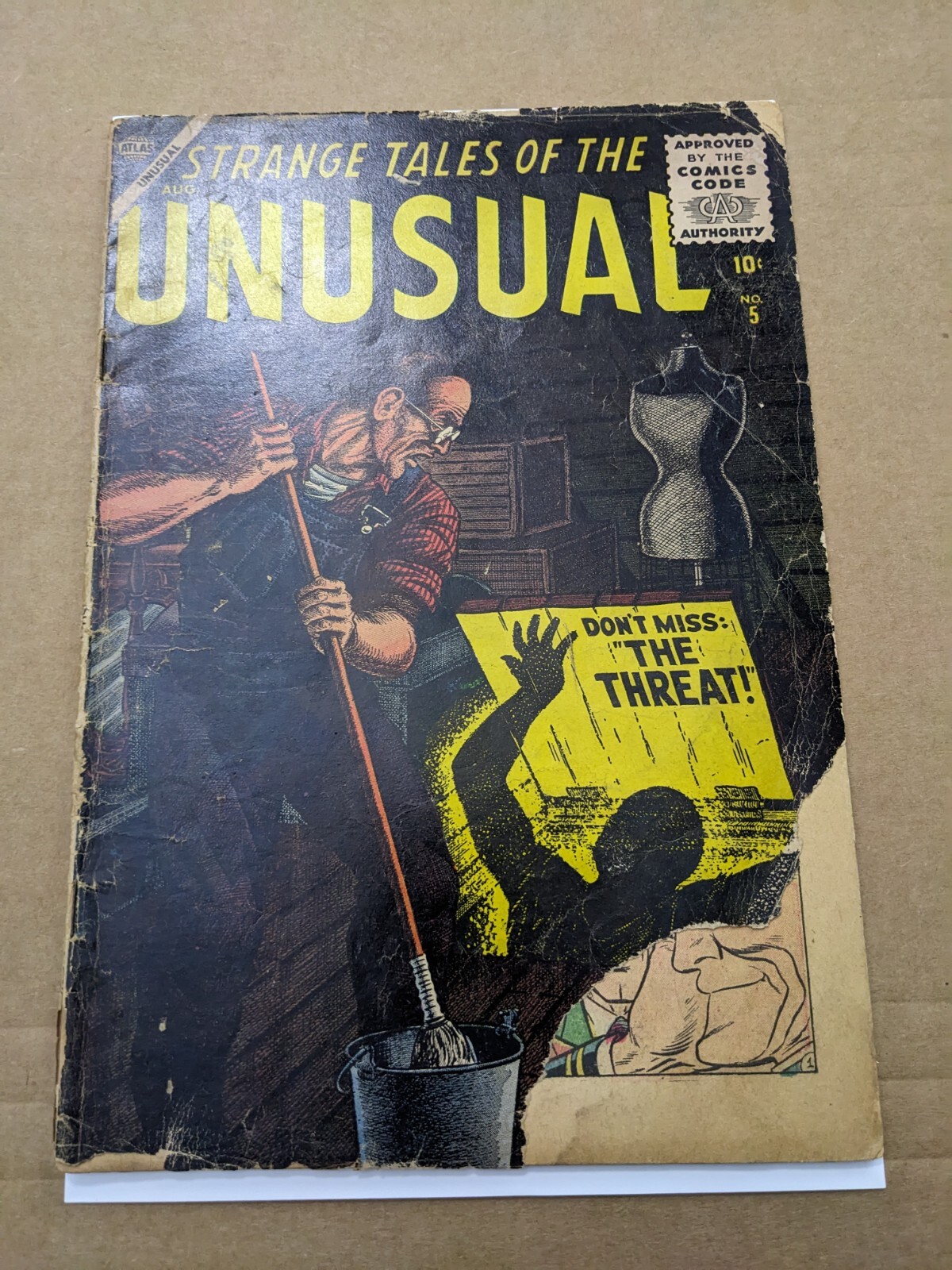 Strange Tales of the Unusual #5 Golden Age Atlas Comics 1956 Ditko Art GD Horror Strange Tales of the Unusual #5 Golden Age Atlas Comics 1956 Ditko Art GD Horror