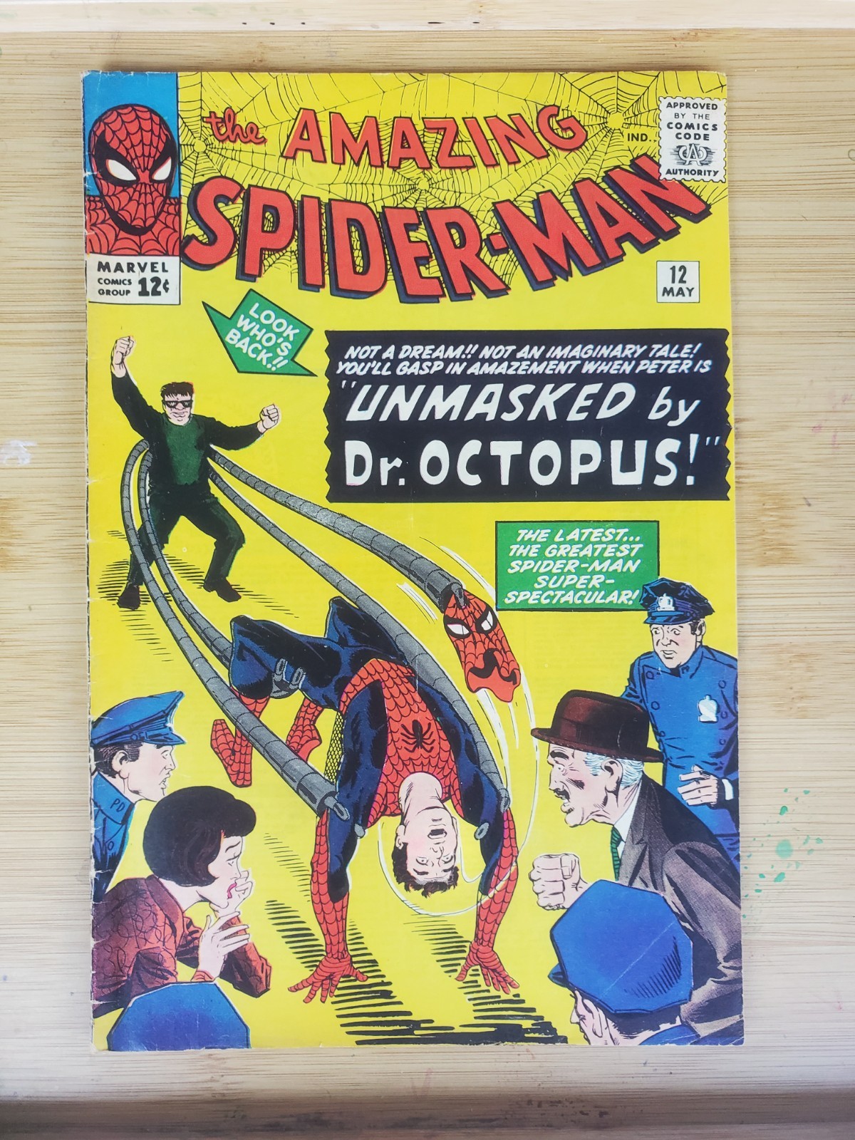 1963 Amazing Spider-Man 12 - 3RD APPEARANCE OF DOCTOR OCTOPUS  MID GRADE WOW