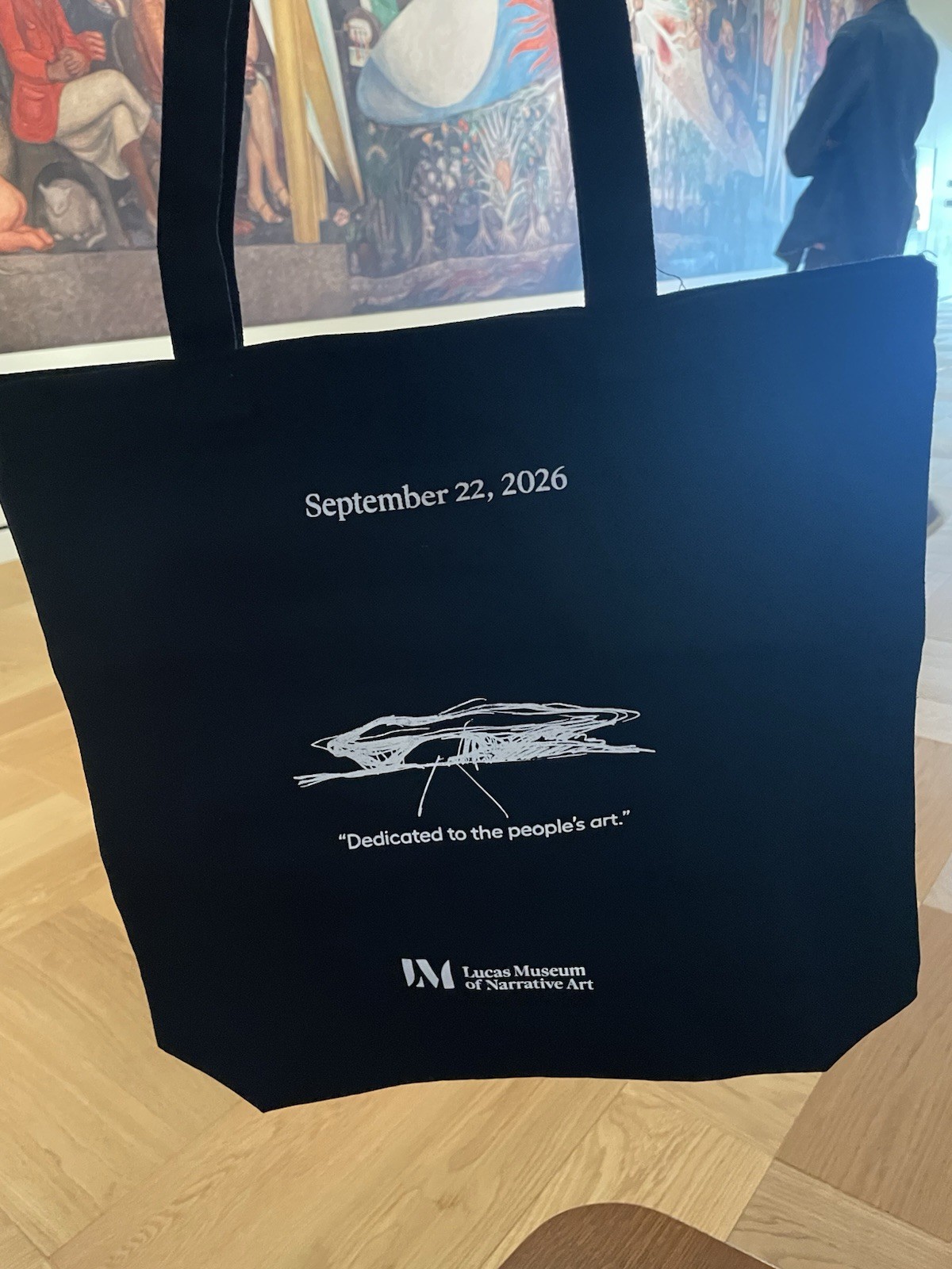 Lucas Museum Of Narrative Art Public Opening Tote Bag 9-22-2026 Exclusive