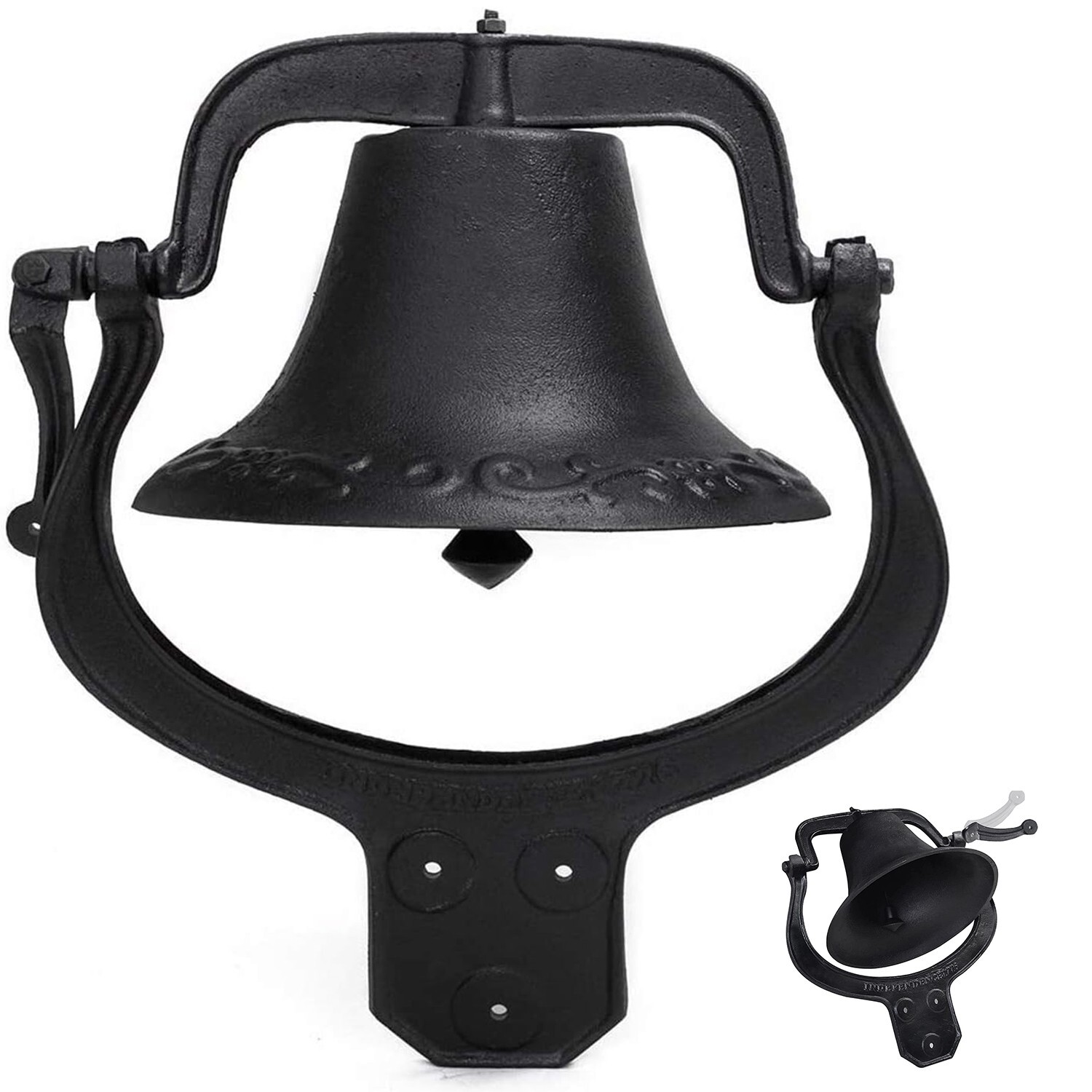Large Church Cast Iron Dinner BELL 24X22\