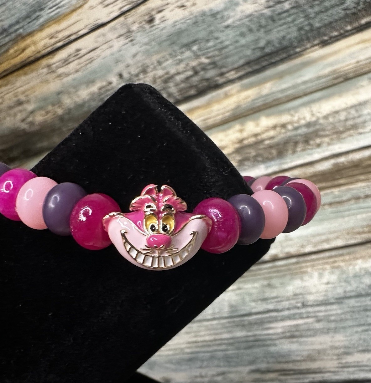 NEW Baublebar x Disney Cheshire Cat Beaded Charm Bracelet